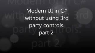 Modern UI Tiles like windows 8 in c without using third party control [upl. by Naynek861]