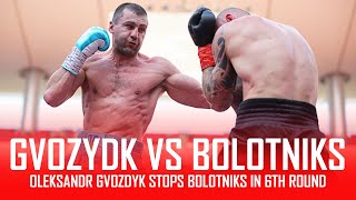 Oleksandr Gvozdyk DESTROYS Bolotniks in 6 Post Fight Review NO FOOTAGE [upl. by Inalaeham]