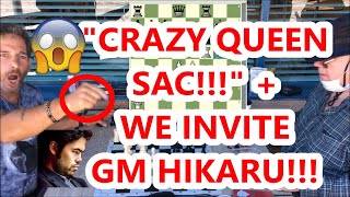 2 Queen Sac Masterpiece  We Invite GM Hikaru To Play IRL Brooklyn Dave vs The Great Carlini [upl. by Wise970]