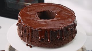 Chocolate chiffon cake TALL SOFT and DELICIOUS [upl. by Nudd581]