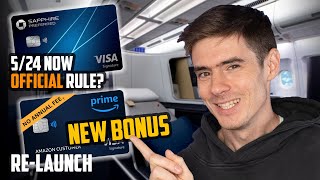 Did Chase Just Make 524 Rule OFFICIAL Amazon Card Relaunch Bilt Rent Day [upl. by Artekal]