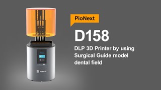 D158 High resolution DLP resin dental 3d printer for dentistry [upl. by Norabel]