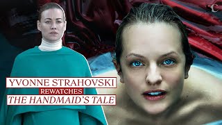 Yvonne Strahovski Rewatches Serena Joys Scariest Moments on quotThe Handmaids Talequot Before Season 5 [upl. by Eiderf]