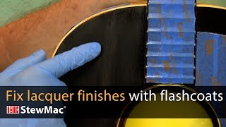 Blend new lacquer into old lacquer with flash coats [upl. by Shani]