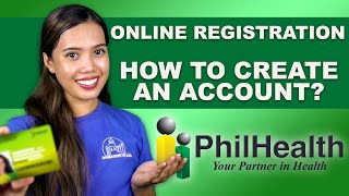 PhilHealth Online Registration  How to Create an Account [upl. by Bartolemo]