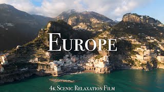 Europe 4K  Scenic Relaxation Film With Calming Music [upl. by Nehte]