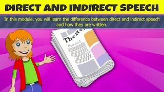 Direct And Indirect Speech Animated Video  English Grammar Lesson  Easy English Lesson [upl. by Tare912]