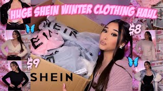 HUGE SHEIN WINTER TRY ON CLOTHING HAUL 2022  20 items  sets tops pants jumpsuits amp jackets [upl. by Lark]