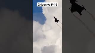 Gripen vs F16 military gripen f16 [upl. by Enirehtak]