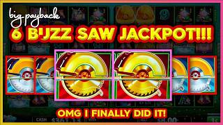 6 BUZZ SAWS → JACKPOT Huff N Even More Puff Slots [upl. by Arihsa217]