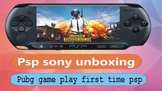 psp sony 3000 unboxing and pubg game play real and fake decided my subscriber [upl. by Ellenrad]