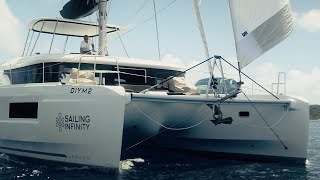 Sailing Yacht Charter Catamaran Infinity in the Caribbean [upl. by Siloa]