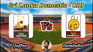 Jaffna vs Dambulla  Match 20  National Super League Limited Over Tournament 2024 [upl. by Trygve586]