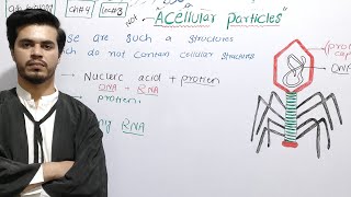 subcellular or Acellular particles  ch4  lec3  class 9 biology [upl. by Werdnaed748]