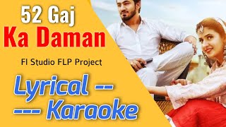 52 Gaj Ka Daman Instrumental  Karaoke  Renuka Panwar  Mukesh Jaji  Raj Musics Zone  2020 [upl. by Eusadnilem]