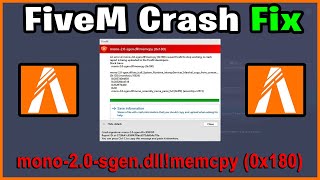 Fix FiveM Crash  An Error at mono20sgendllmemcpy 0x180 caused FiveM to stop working [upl. by Adrienne819]