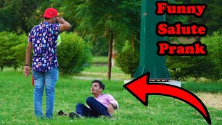 Funny Salute Prank Part 2  Pranks In Pakistan  Humanitarians Mini [upl. by Elatnahc445]