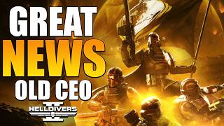 Helldivers 2  Old CEO Has Mostly Amazing News [upl. by Nagyam]