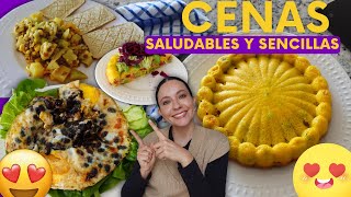 💡🍽️ 3 ideas de cenas saludables [upl. by Deming998]