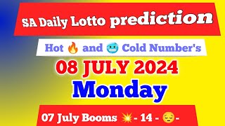 Sa daily lotto prediction for 08 July 2024  south africa daily lotto prediction [upl. by Soinotna]