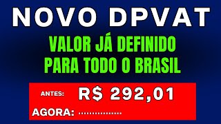 🚨URGENTE DIVULGARAM O VALOR DO NOVO DPVAT 2024 [upl. by Bowe]