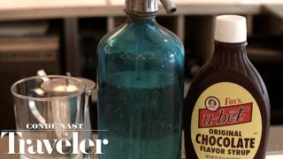 How to Make a Classic Egg Cream at New Yorks Russ and Daughters [upl. by Enihpets]