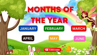 Months of The Year  Twelve Months of the Year for Kids Education  12 Months Name [upl. by Eico]