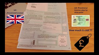 How To Apply Online For UK Provisional Driving License Step by Step guide  International Students [upl. by Roobbie563]