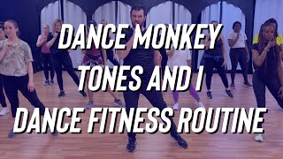 Dance Monkey  Tones and I  Dance Fitness Routine by FitDance  Zumba  Easy TikTok [upl. by Siraf]