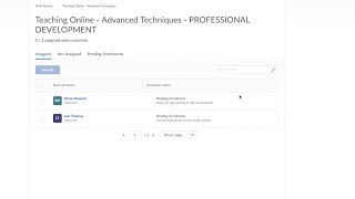 Demo using Brightspace for Professional Development [upl. by Ajar]