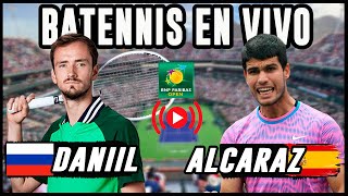 Daniil Medvedev vs Carlos Alcaraz  FINAL  Masters 1000 de Indian Wells  Reaccionando en vivo [upl. by Gnolb]