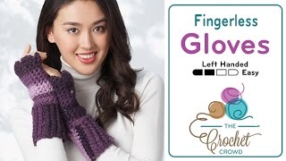 How to Crochet Fingerless Gloves [upl. by Sommer]