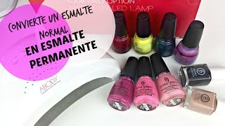 Utiliza tus Esmaltes Tradicionales como Esmaltes de Gel [upl. by Lynette]