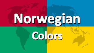 Learn Norwegian part 3  Colors [upl. by Cello170]