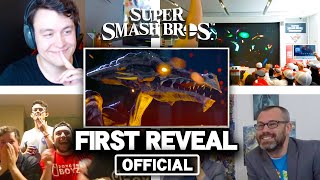 Ridley Reveal for Super Smash Bros Ultimate Live Reactions at Nintendo NY [upl. by Mellar]