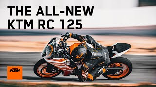 AllNew 2022 KTM RC 125 Is Finally Here  Racetrack DNA for the Street  KTM India [upl. by Arihs]