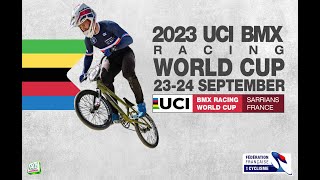 UCI  Coupe du monde de BMX Sarrians [upl. by Ecnerwaled]