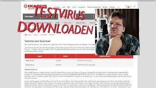 Virenscanner testen mit einem Ikarus Testvirus [upl. by Jeraldine596]