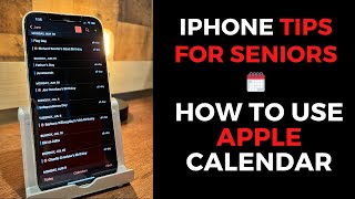 iPhone Tips for Seniors How to Use Apple Calendar [upl. by Spiegel]