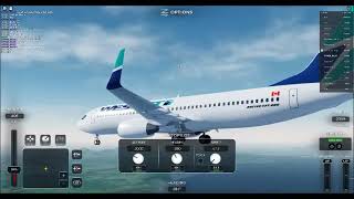 full autopilot flight GatwickGatwick in project flight [upl. by Nylorahs]