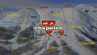 MAPA DE PISTAS  CERRO CHAPELCO 2018 [upl. by Keverne418]