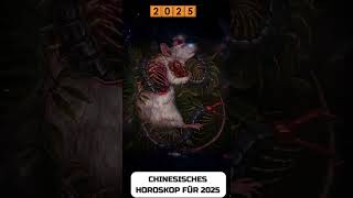 Ratte Chinesisches Horoskop für 2025 [upl. by Akeim401]