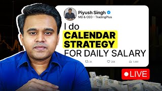 I DO CALENDAR STRATEGY FOR DAILY SALARY  TRADING PLUS [upl. by Htabazile]