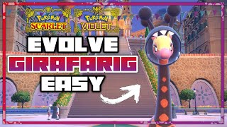 How to Easily Evolve Girafarig into Farigiraf  Pokemon Scarlet amp Violet [upl. by Lien]