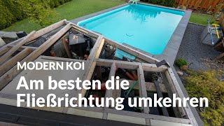 Timos noch nicht vollständig bestückter Riesenfilter  Modern Koi Blog 6753 [upl. by Pacificia]