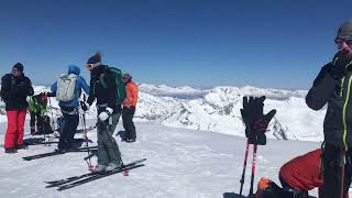 Traversée de la cabane des Dix à la cabane des Vignettes par le Pigne d’Arolla 4 avril 2023 [upl. by Placia486]