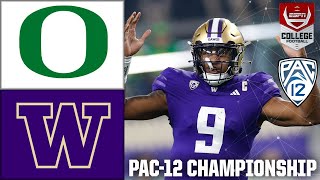 Pac12 Championship Game Oregon Ducks vs Washington Huskies  Full Game Highlights [upl. by Madra809]