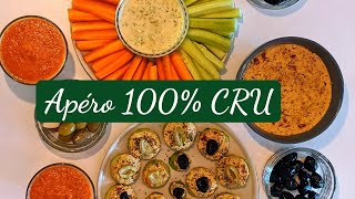 IDÉES DE RECETTES POUR UN APÉRO 100 CRU [upl. by Emelda935]