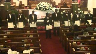 PM Booker T masonic service Prince Hall 57 [upl. by Ahsille]