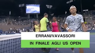 Sara Errani e Andrea Vavassori in finale agli US Open in doppio misto Storica prima volta [upl. by Enilreug]